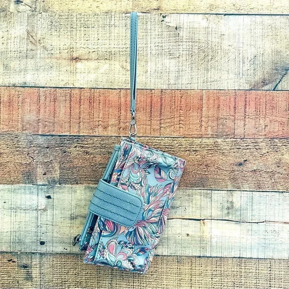 NWOT Sakroots Artist Circle Smartphone Wallet/Wristlet - Picture 4 of 13